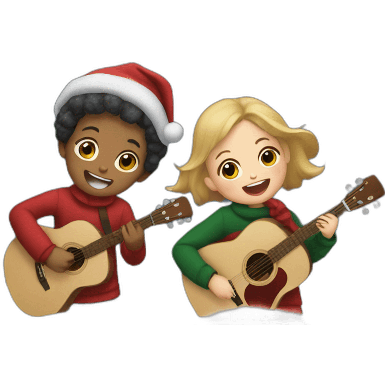 kids singing songs christmas emoji