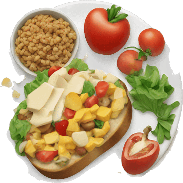 healthy meal  emoji