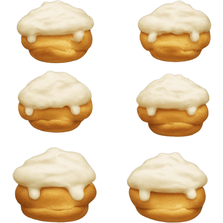 Cream puff emoji