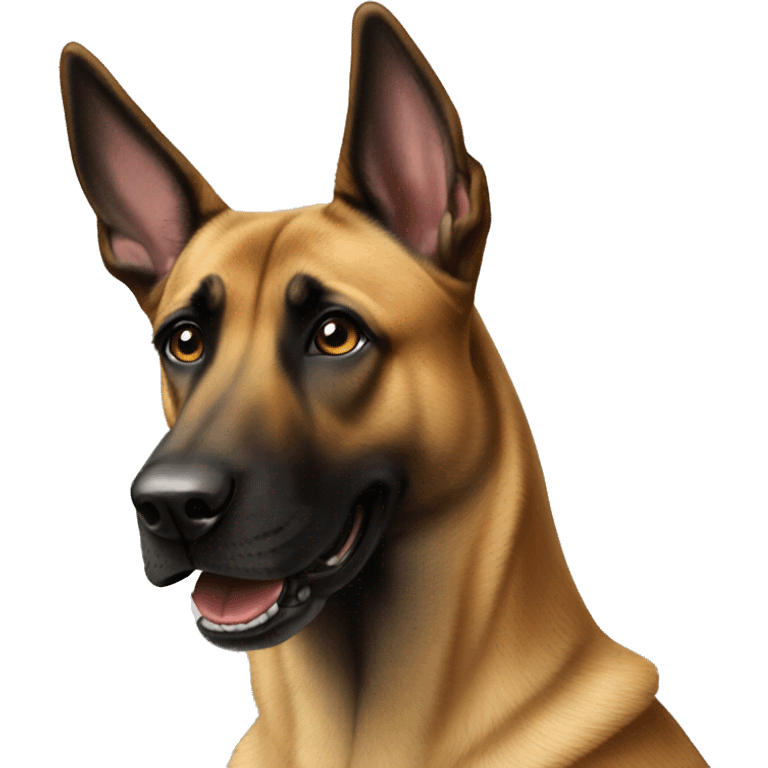 malinois prends des notes  emoji