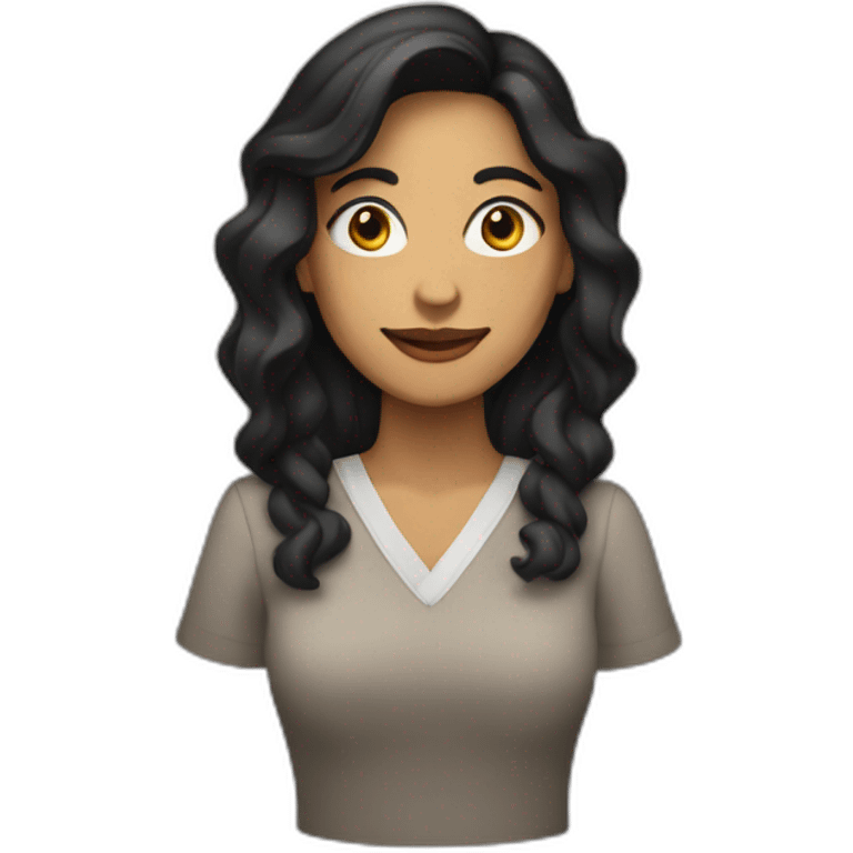 Mujer morena  emoji