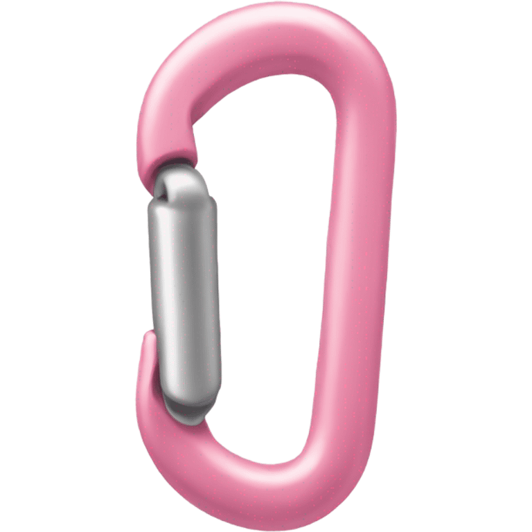 Light pink carabiner  emoji