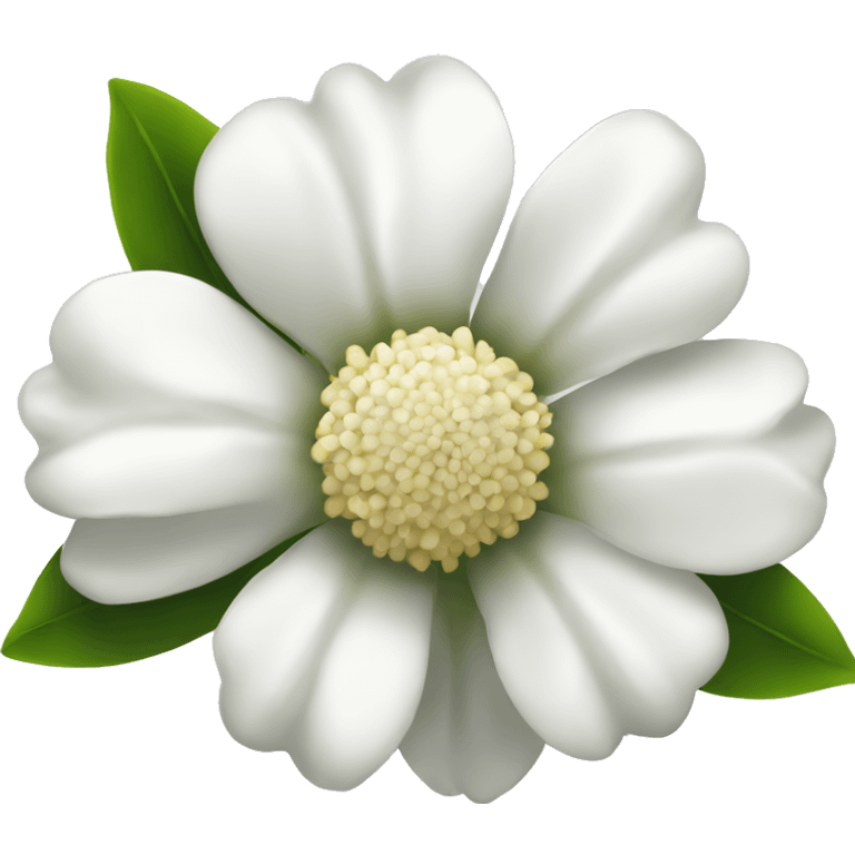 white flower emoji