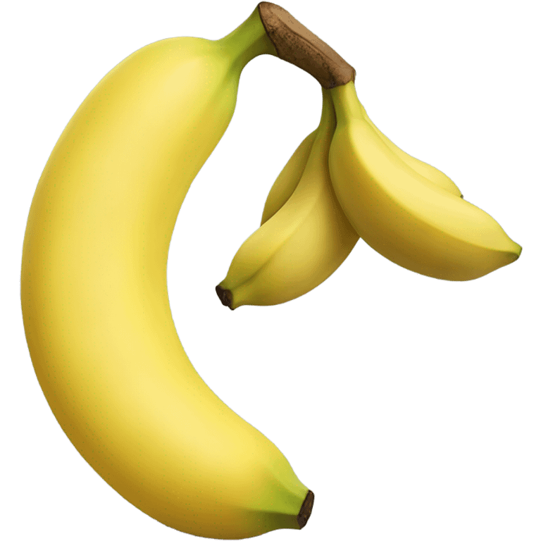 Small banana next to a large banana emoji