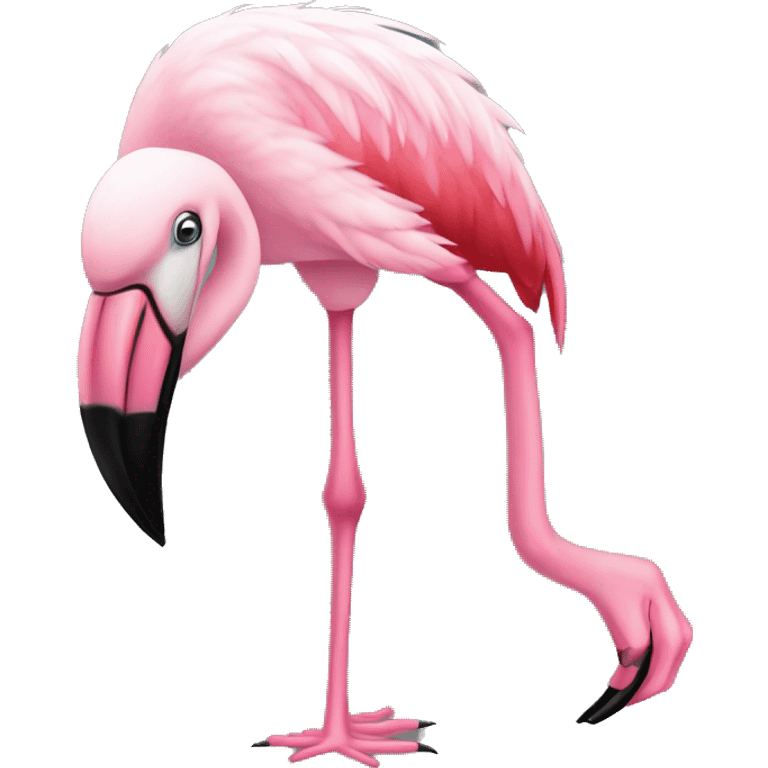 emo flamingo emoji