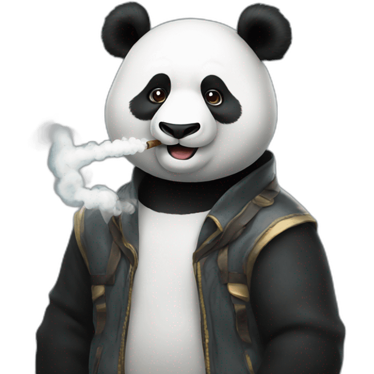 panda smoke  emoji