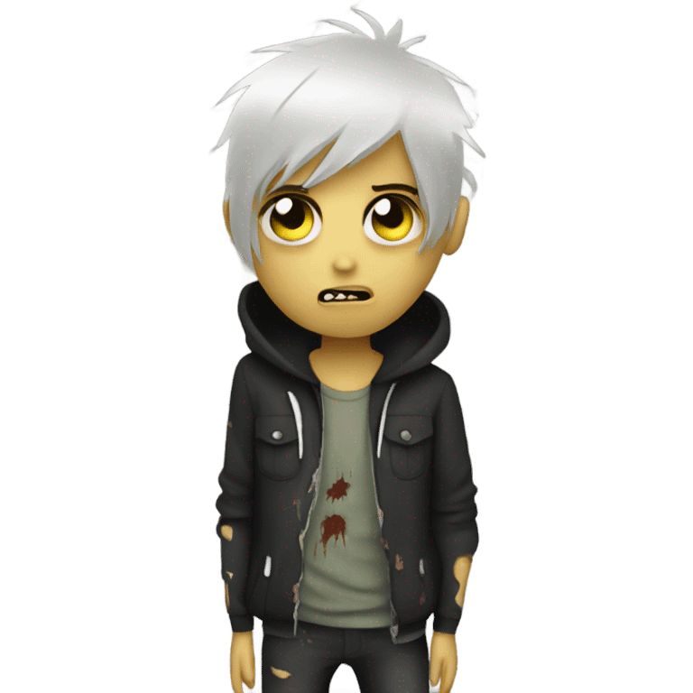 zombies emo boy emoji