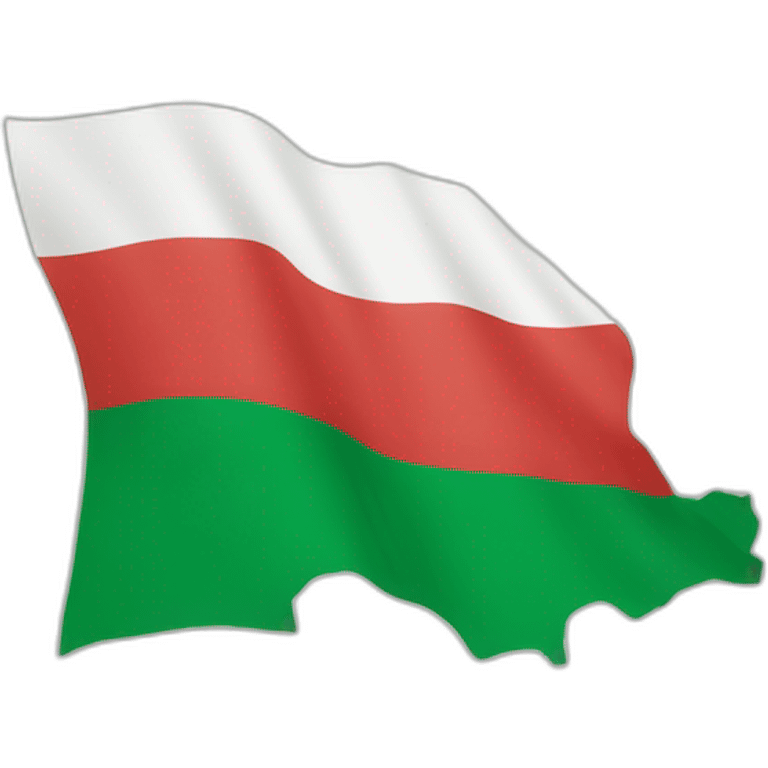 Bulgaria flag shape map emoji