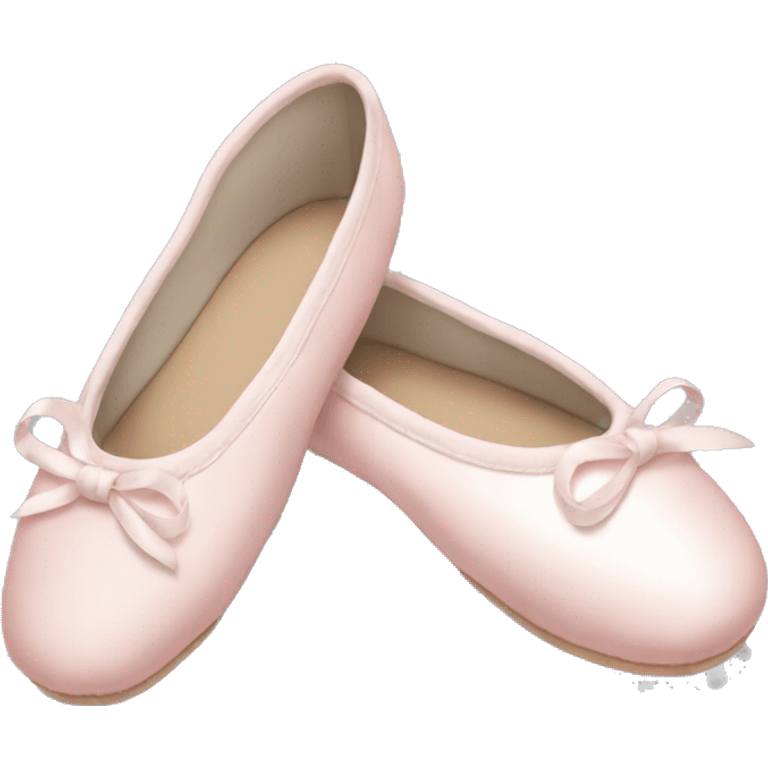 Pale pink ballet shoes emoji