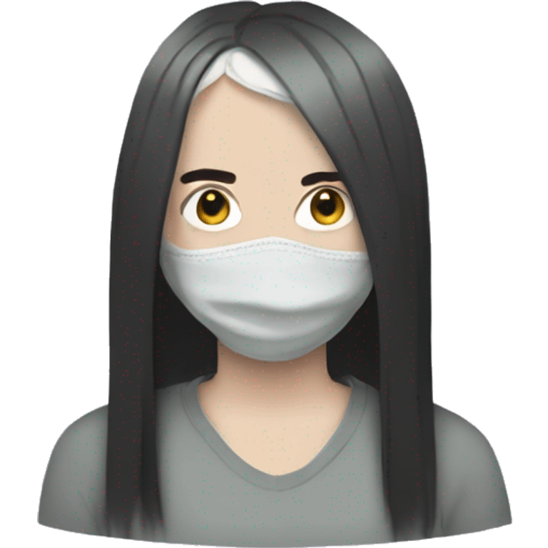 billie eilish with a mask on emoji