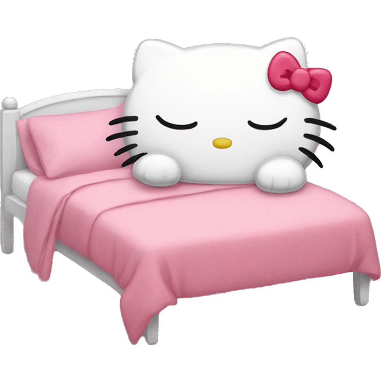 Hello kitty sleeps emoji