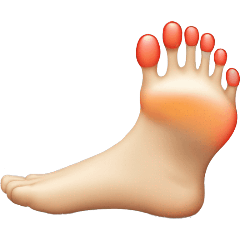 foot pain emoji