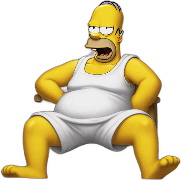 Homer Simpson qui rit emoji