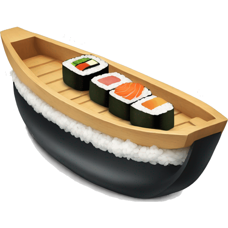 sushi boat emoji