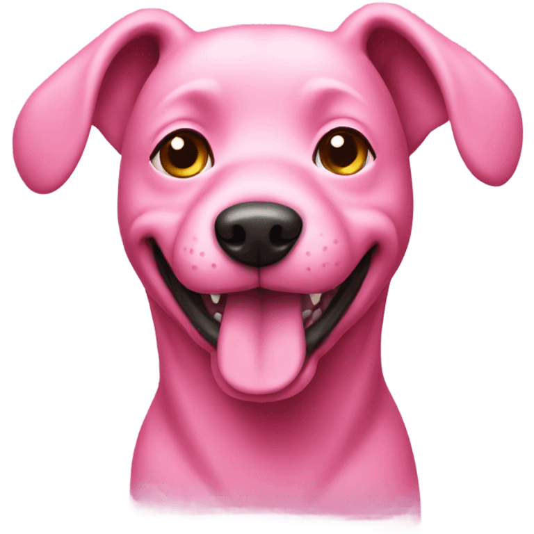 pink dog emoji