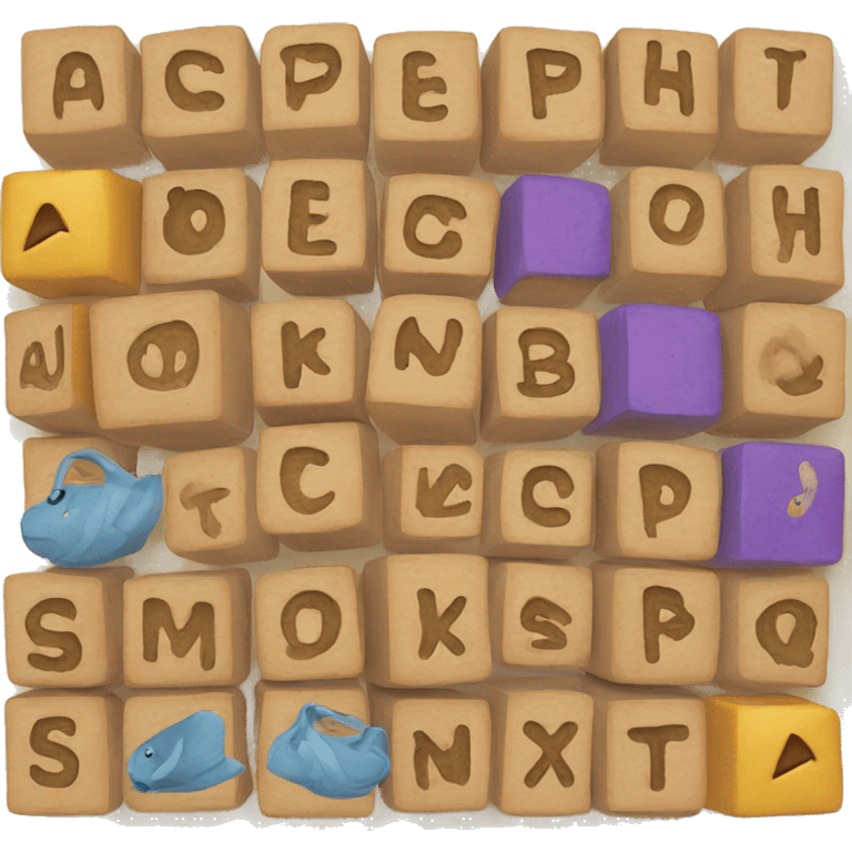 Alphabet blocks  emoji