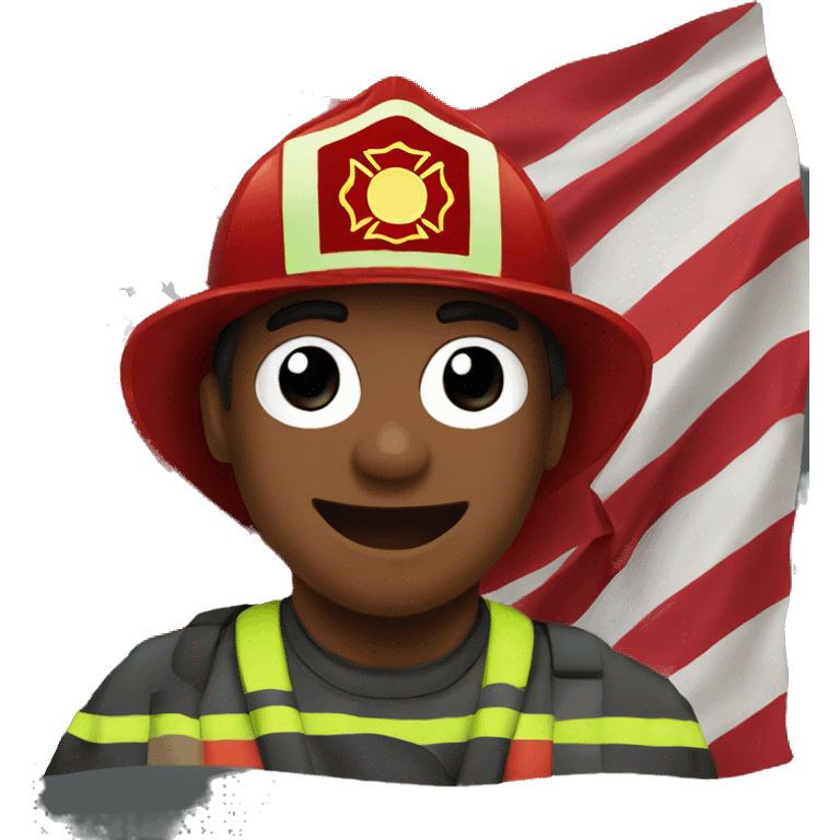 Firefighter flag emoji