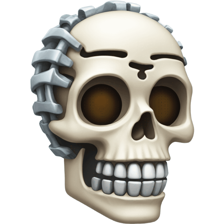 Chrome skeleton  emoji