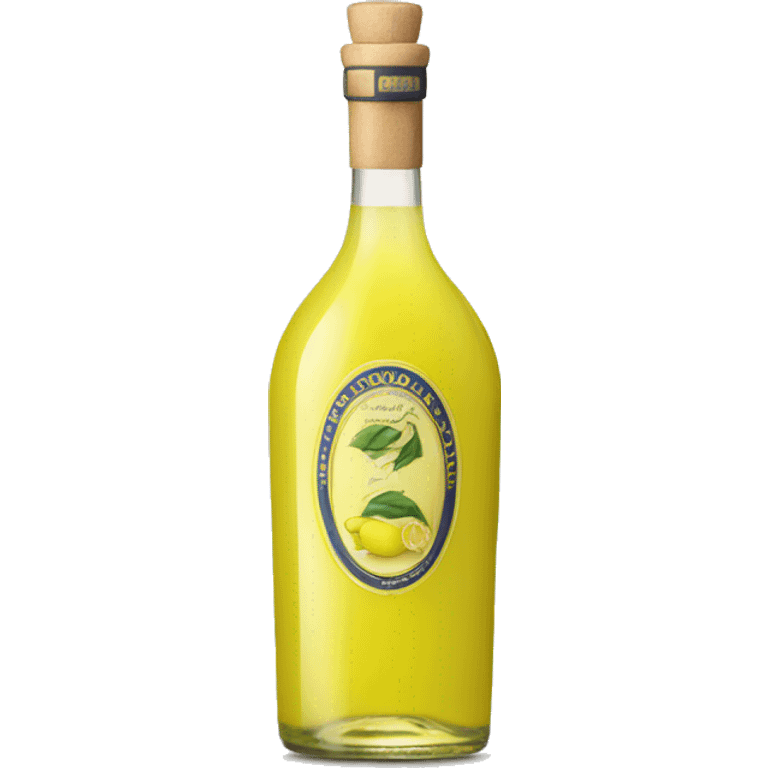 a single bottle of limoncello emoji