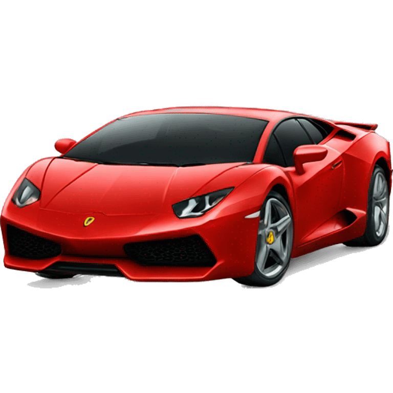 Red Lamborghini  emoji