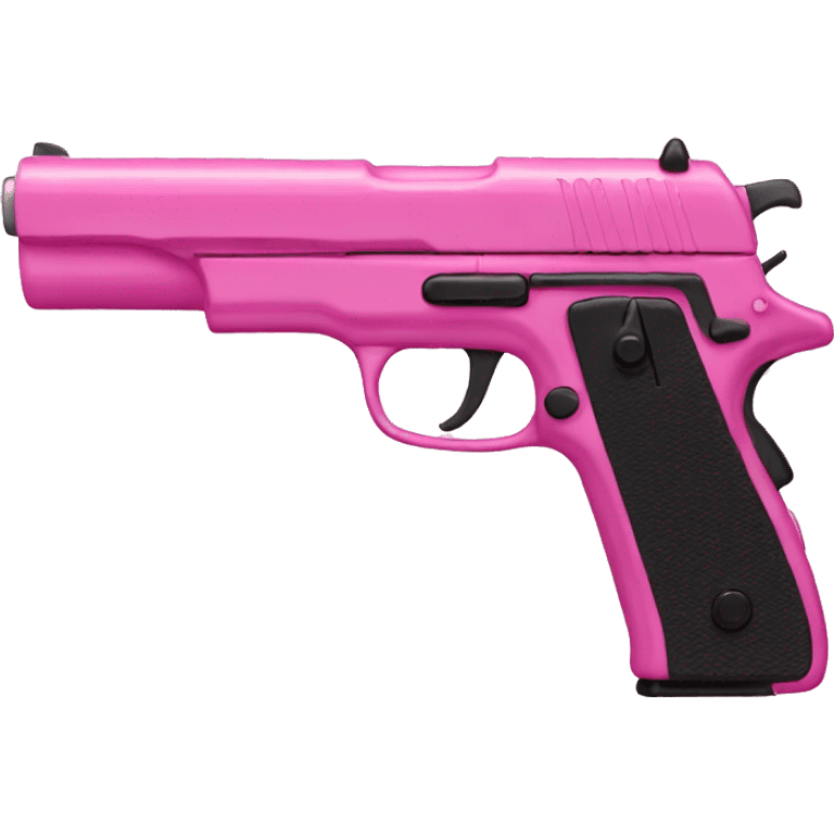 pink gun emoji