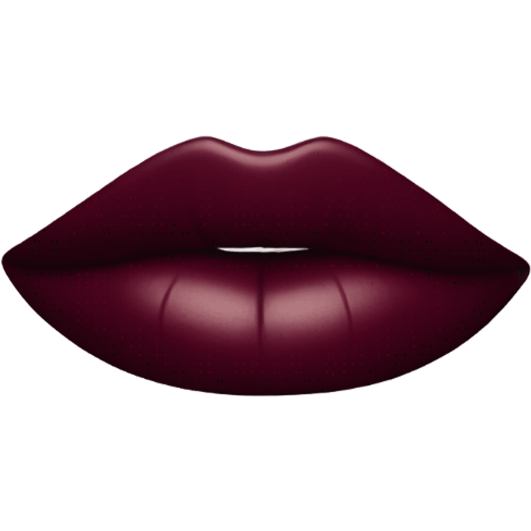 burgundy lipstick emoji