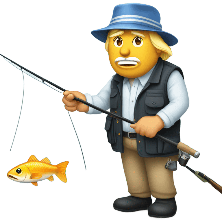 Trump fishing emoji