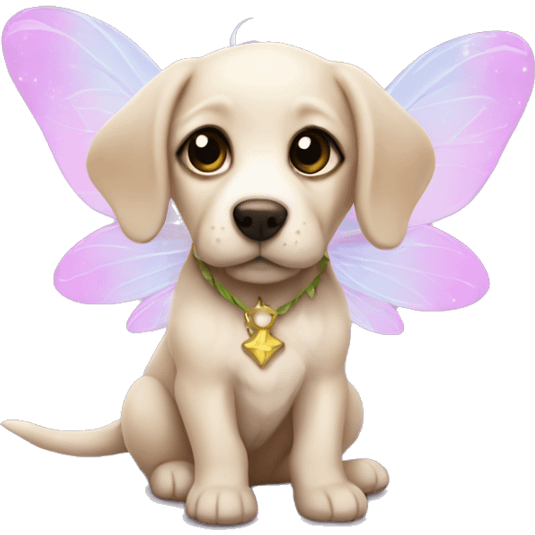 Puppy fairy emoji