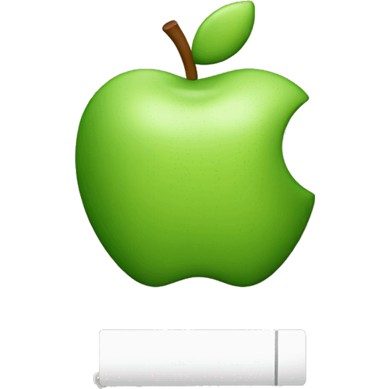 add apple logo to lapto emoji