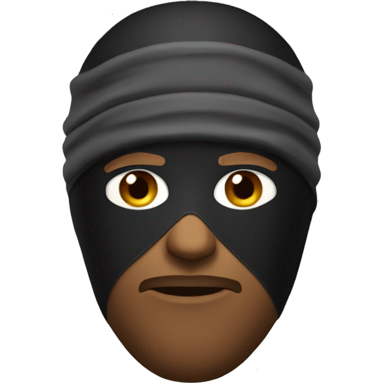 Mercenary with ski mask  emoji