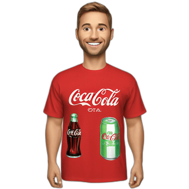 Coca cola shirt emoji