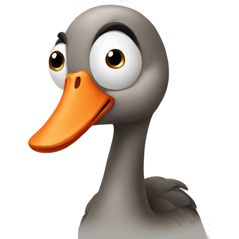 Silly goose emoji