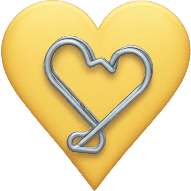 paper clip heart  emoji