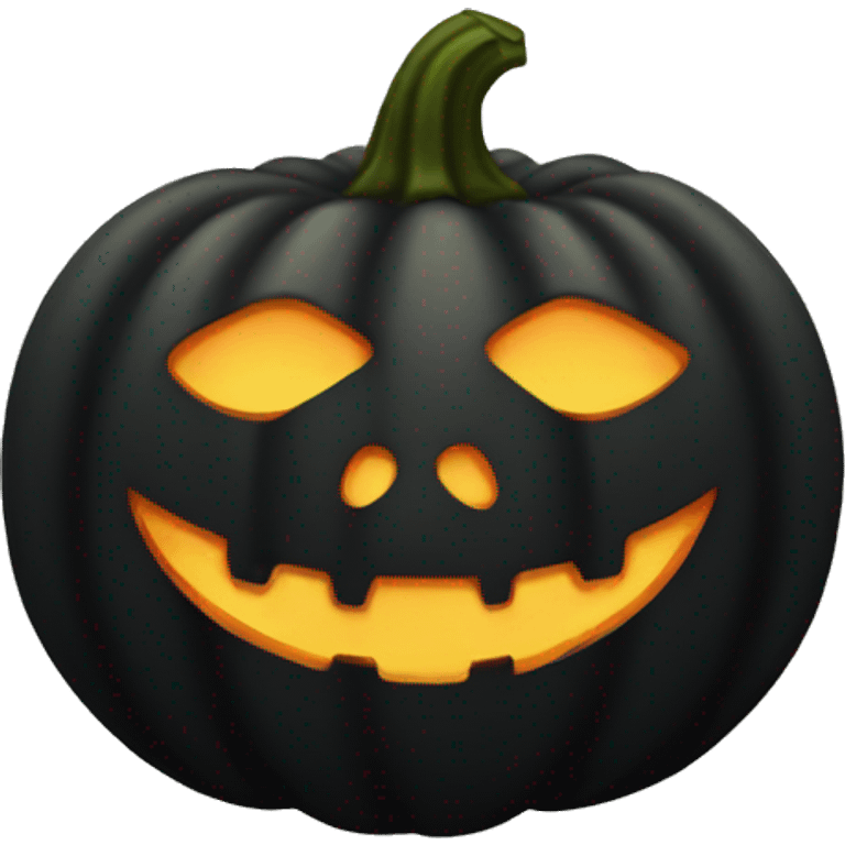 black pumpkin emoji