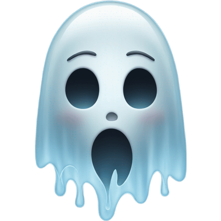 Ghost crying emoji