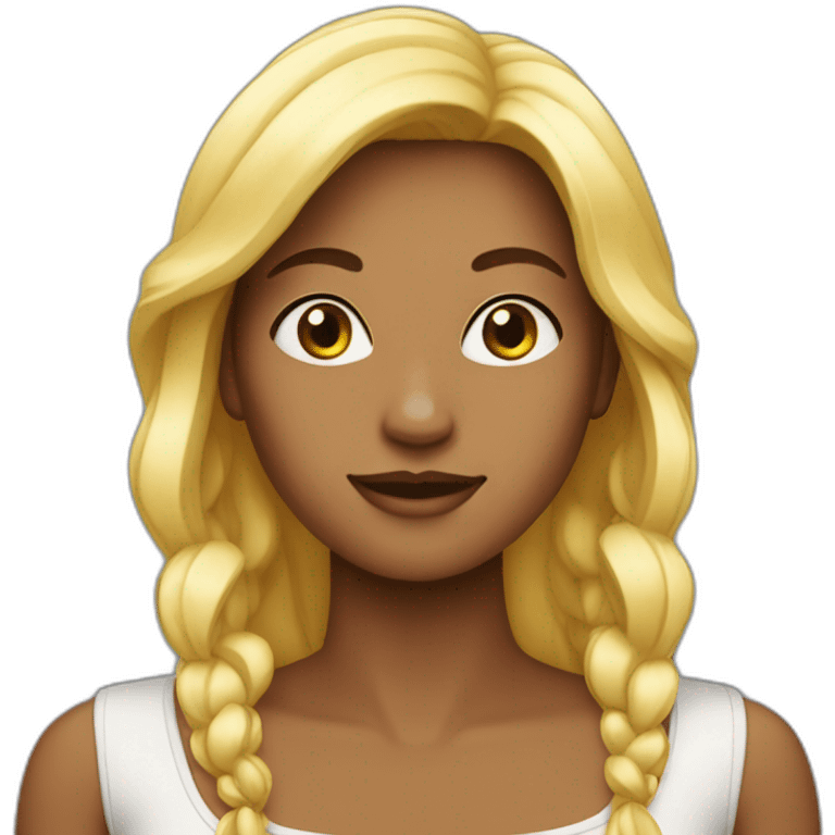 Une femme nu emoji