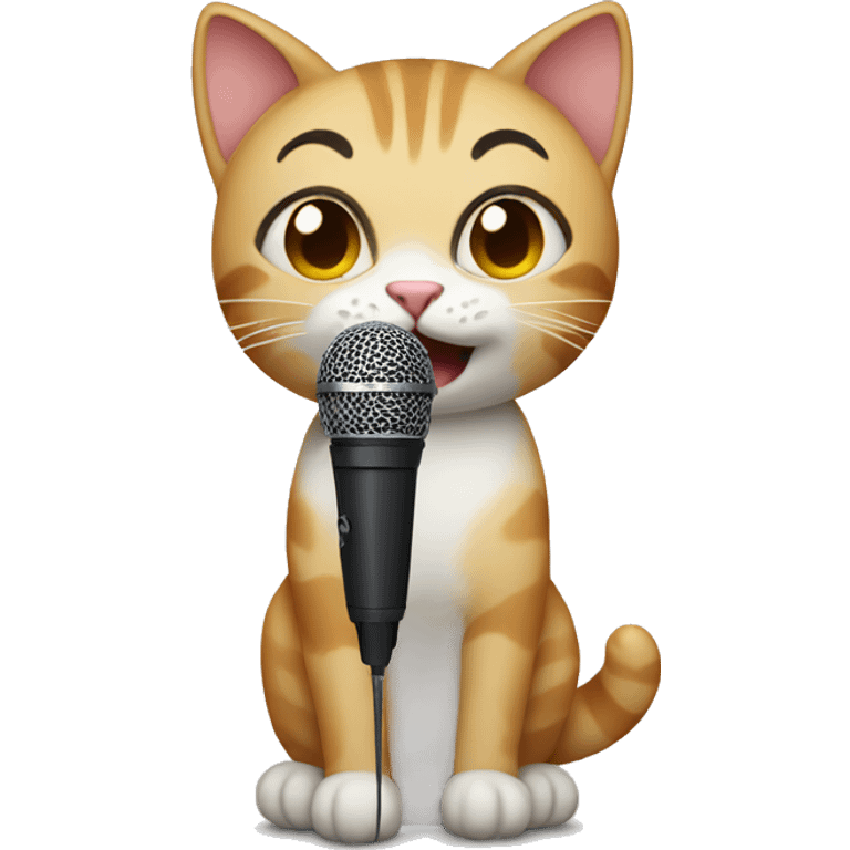 karaoke cat emoji