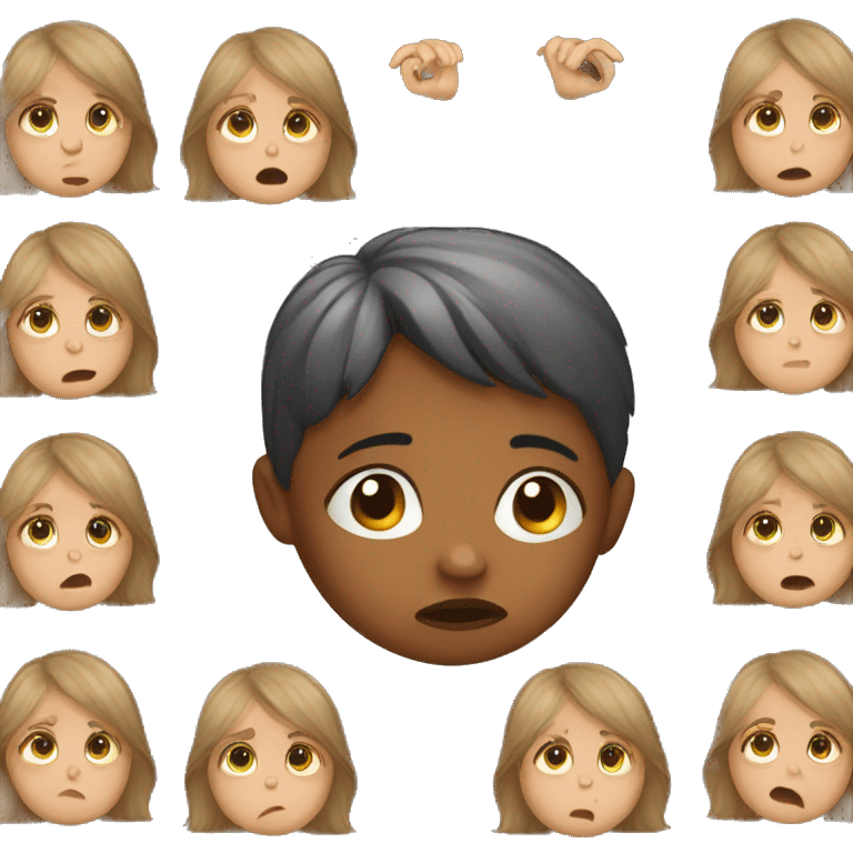 anxiety toddler emoji