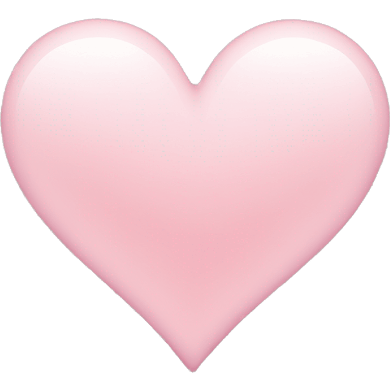 a light pink heart emoji