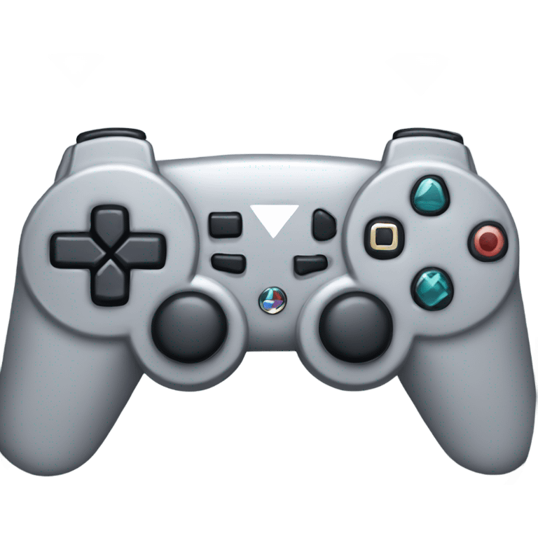 a grey diamond playstation controller emoji