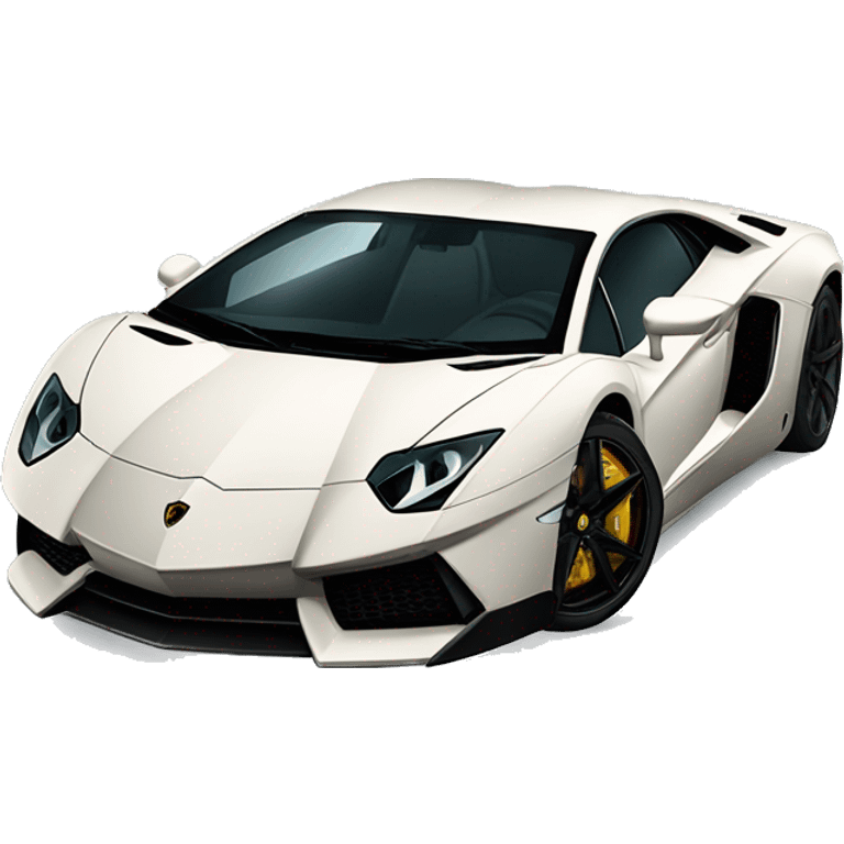 Lamborghini aventador emoji