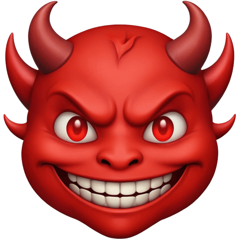 Devil smiley emoji