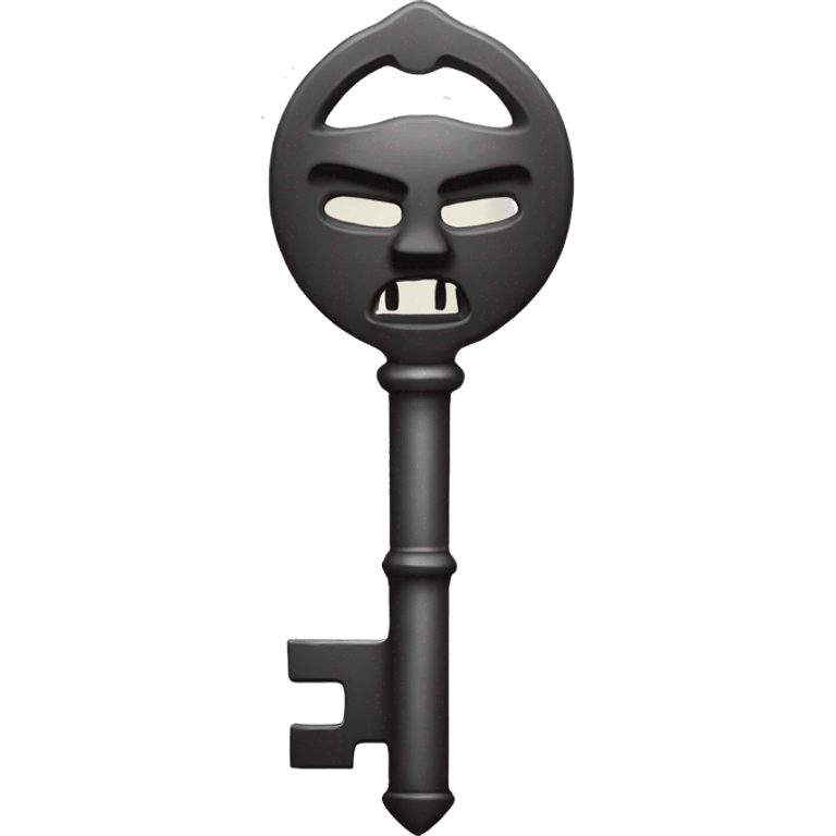 old key, demon head on the handle thing emoji