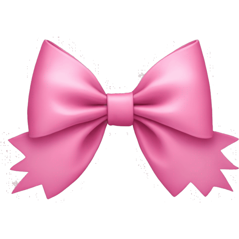 coquette bow pink emoji