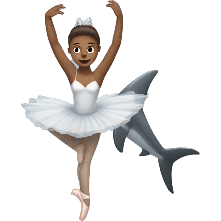 Shark ballerina  emoji