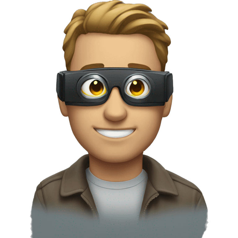 Man with oculus emoji