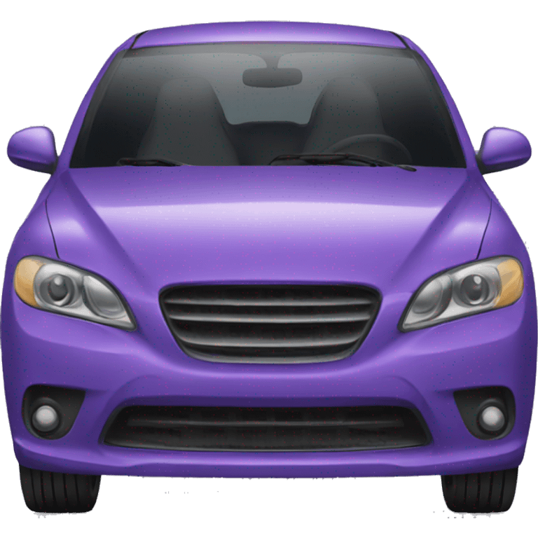 Purple car  emoji