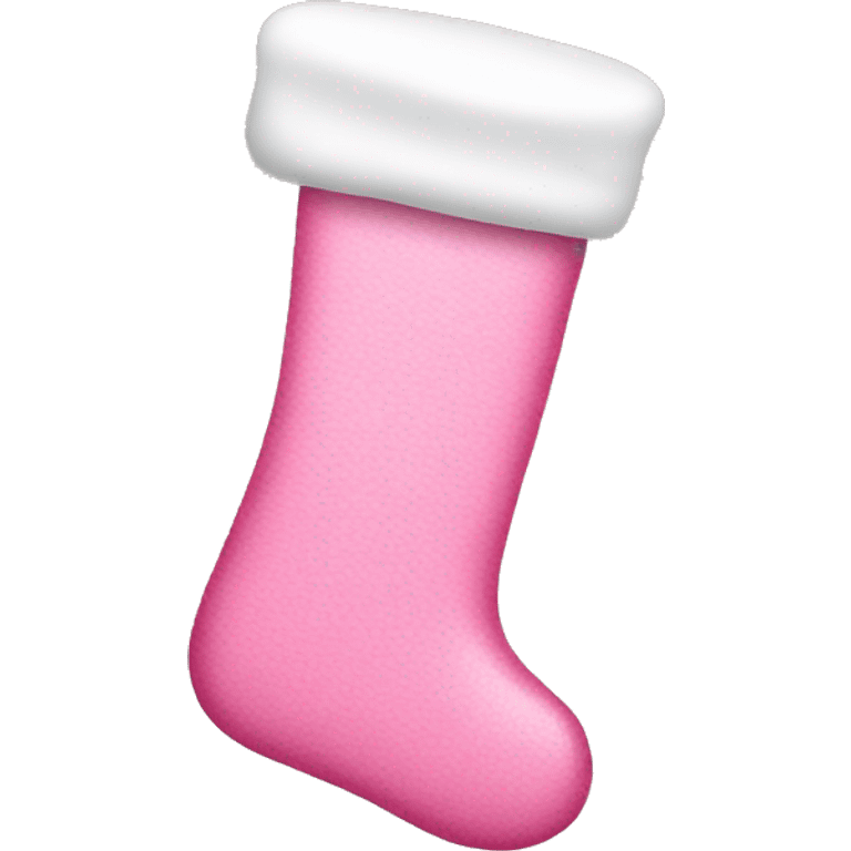 Pink stocking emoji