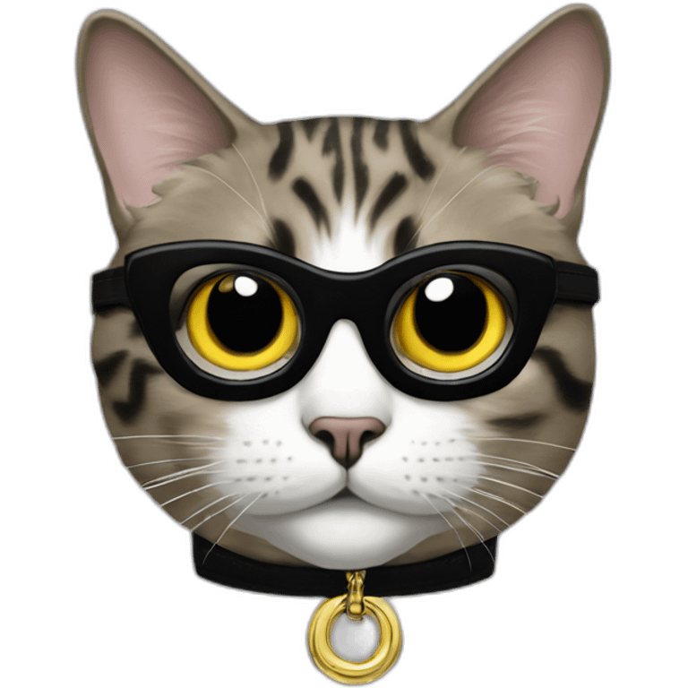 Balenciaga fashionable cat emoji