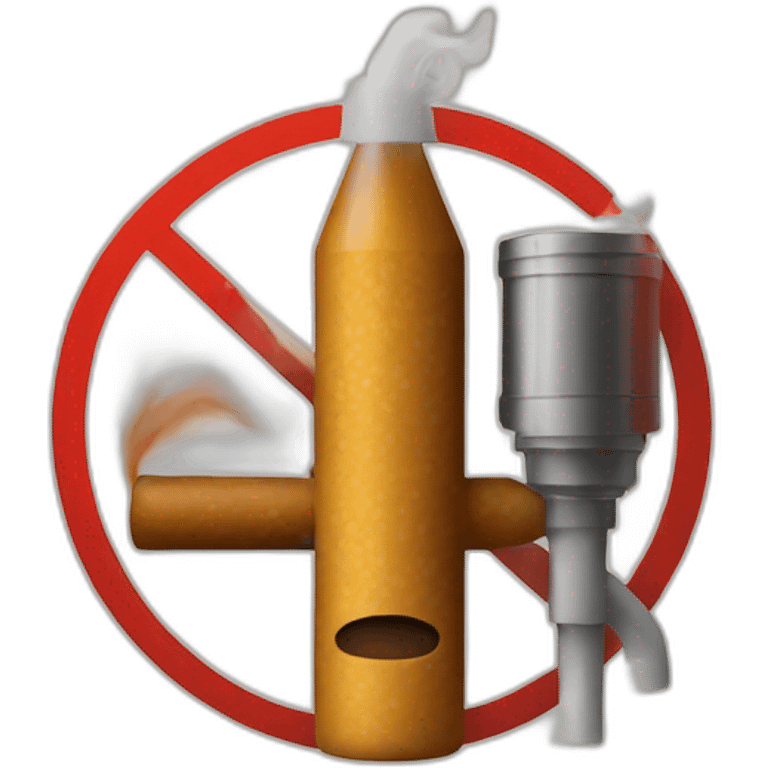 No vaping sign emoji